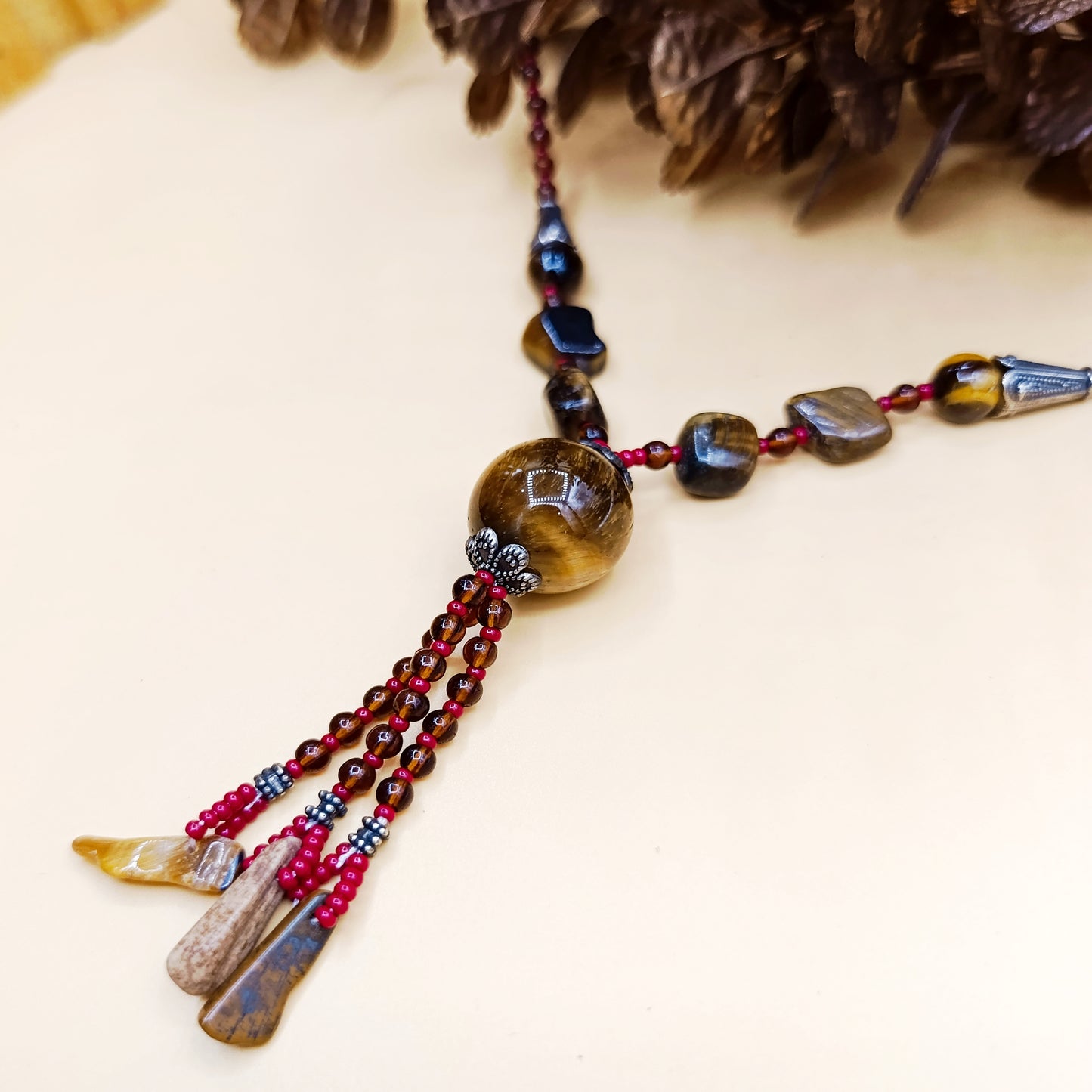 Handmade Real Tiger Eye Locket