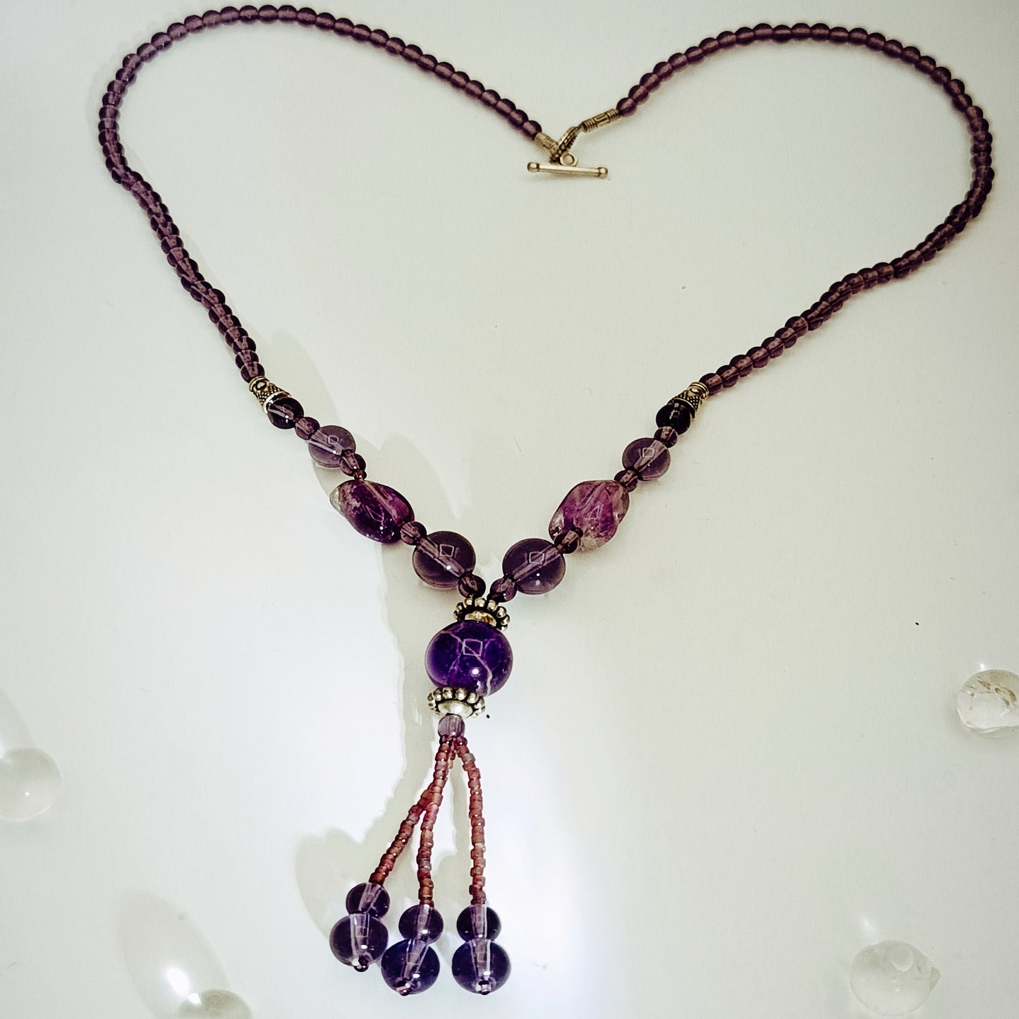Real and Natural Amethyst Locket