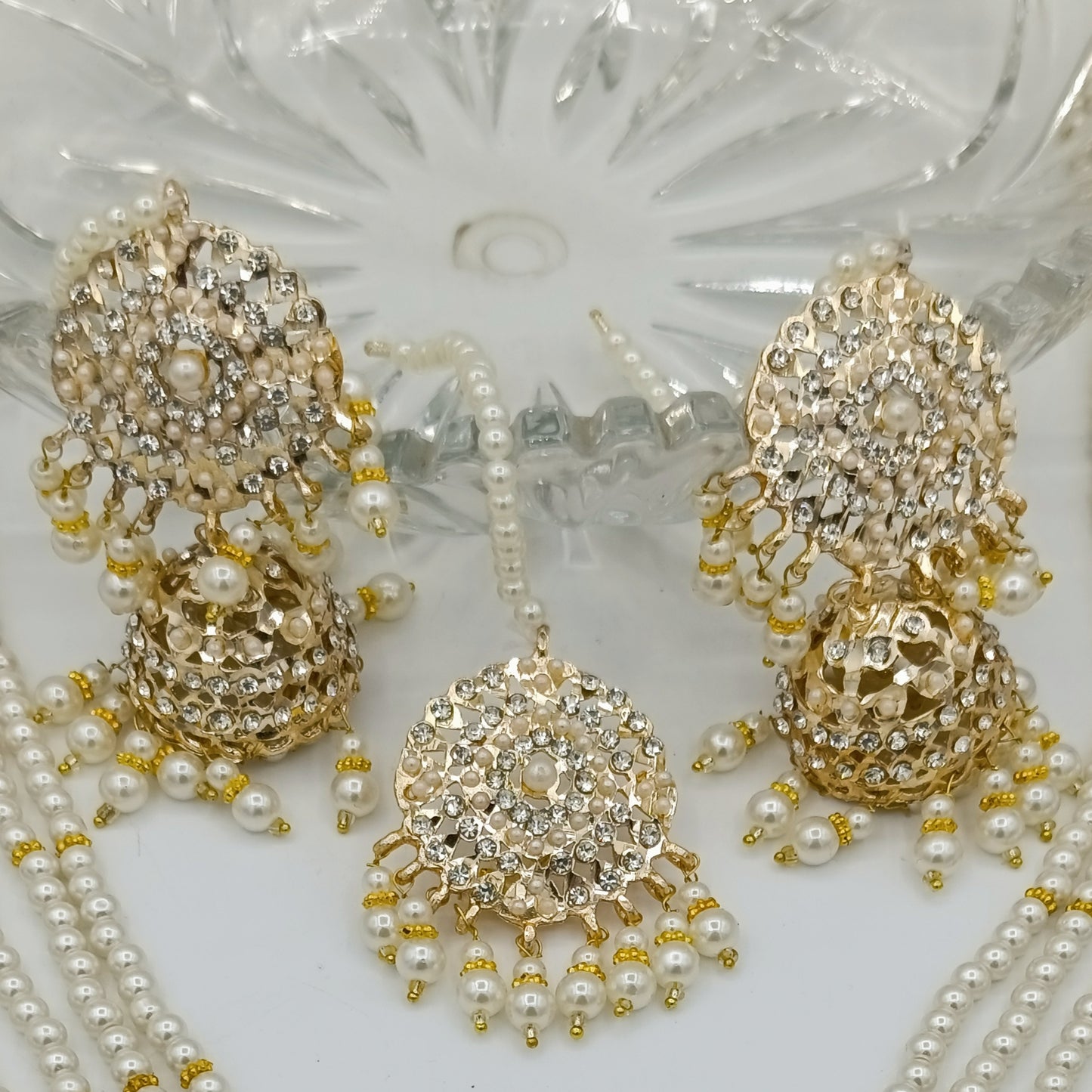 Double Toon pearls Malla Set