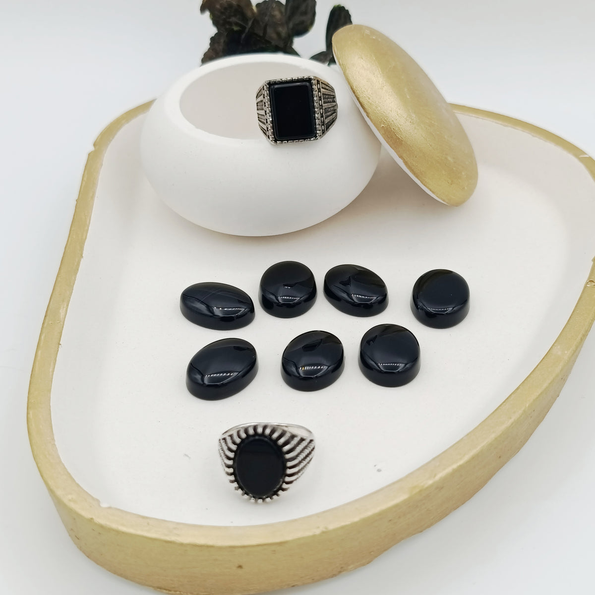 Irani Black Agate (Black Aqeeq)