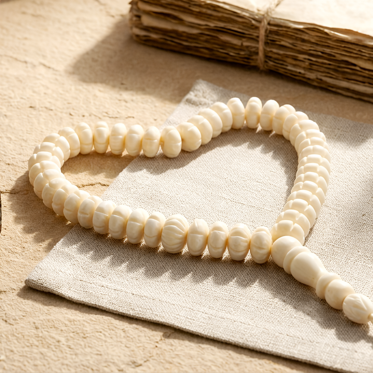 Camal Bone Tasbeeh 100 Beads