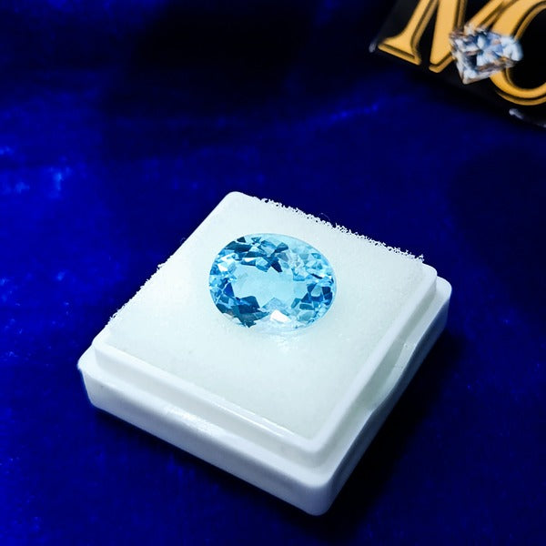 Swiss Blue Topaz (Blue Pukhraj)