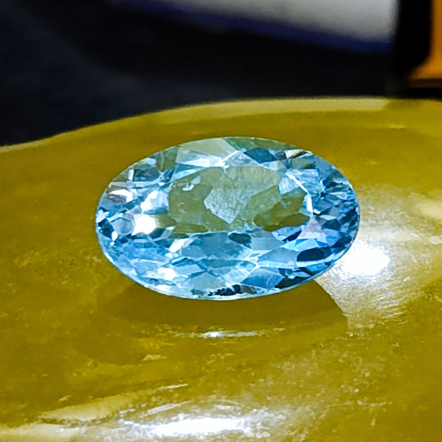 Swiss Blue Topaz (Blue Pukhraj)