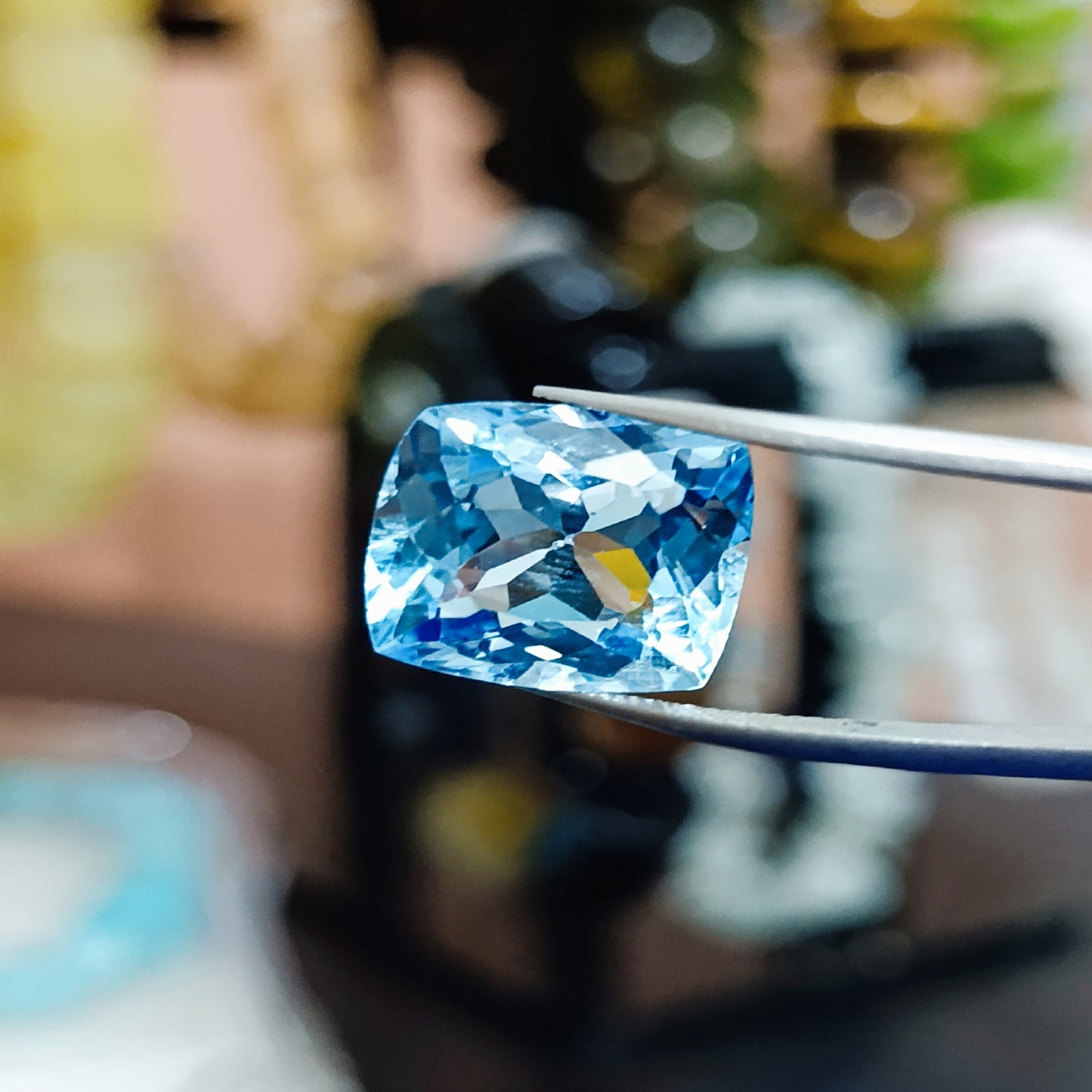 Swiss Blue Topaz (Blue Pukhraj)