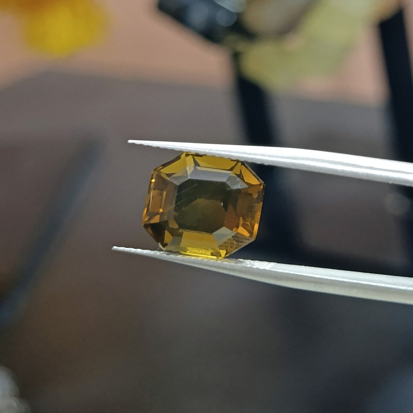 Citrine Emerald Cut