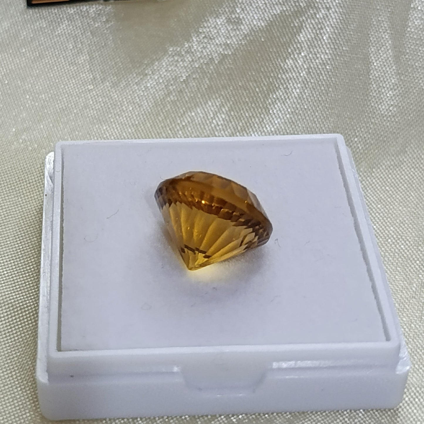 Natural Citrine Diamond Cut