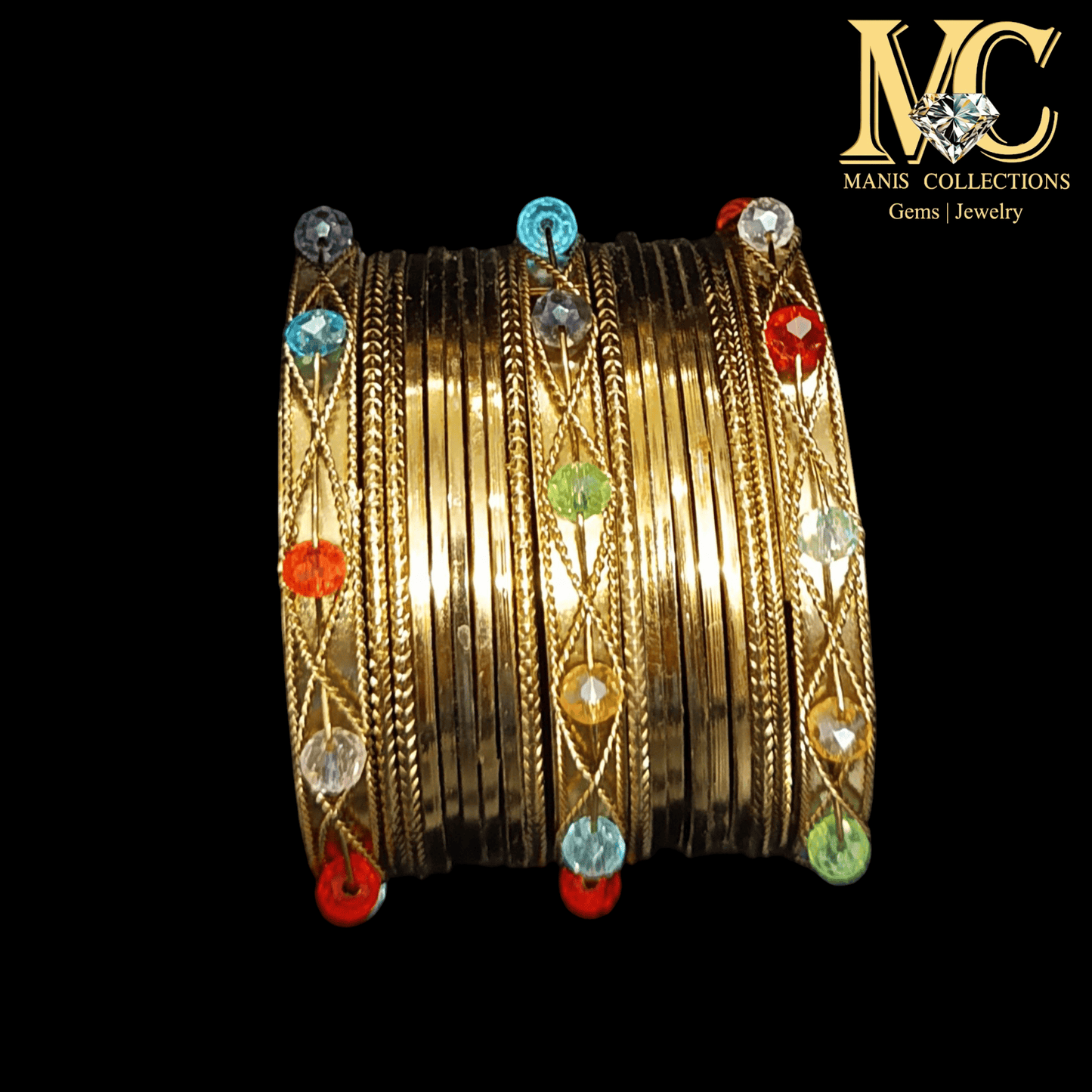 Indian Multi Moti Bangles Set
