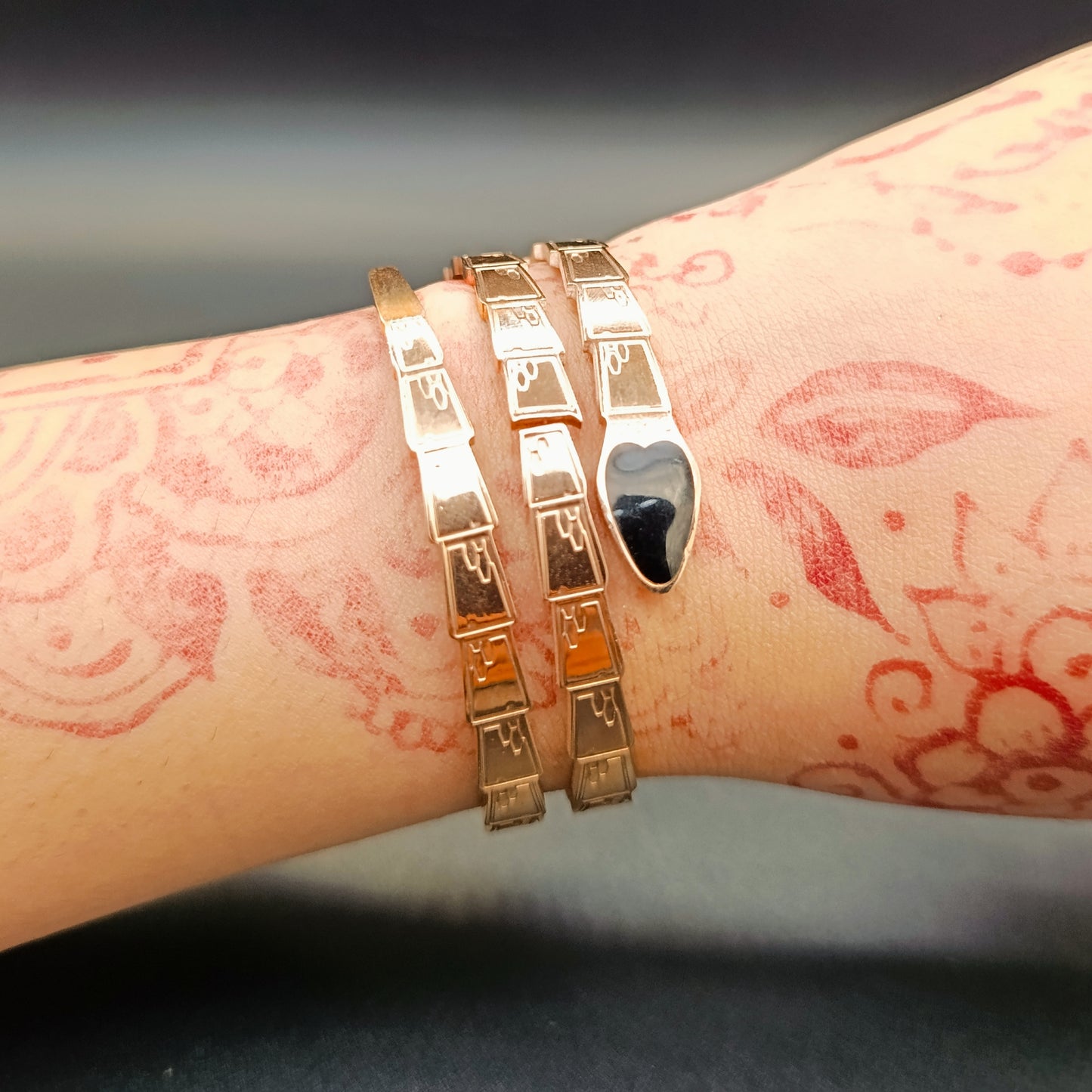 Imported Stainless Double Snake Bracelet