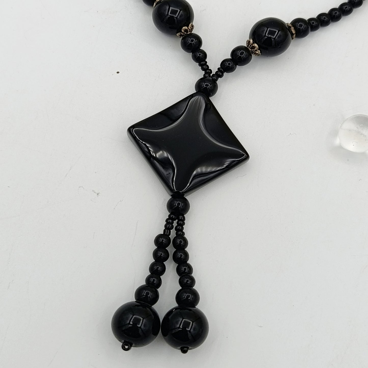 Black Agate Handmade Locket
