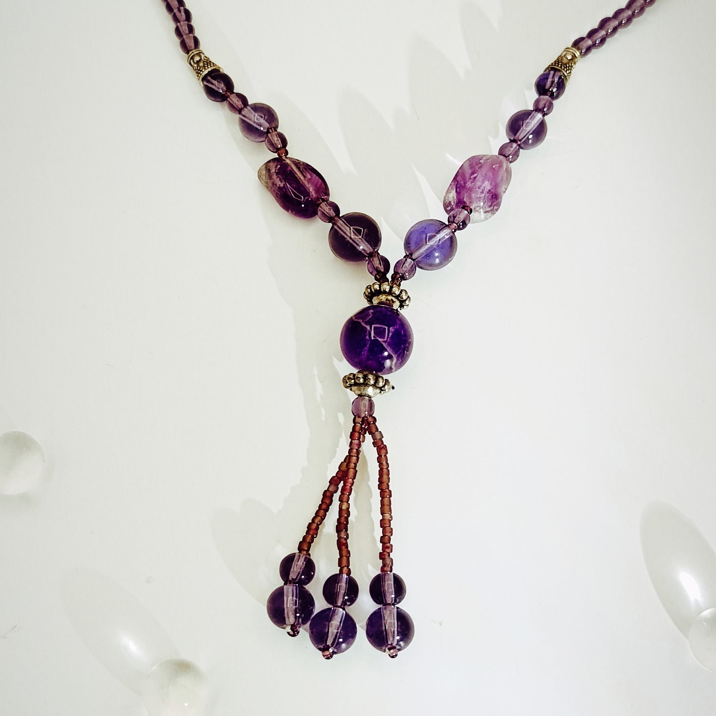 Real and Natural Amethyst Locket