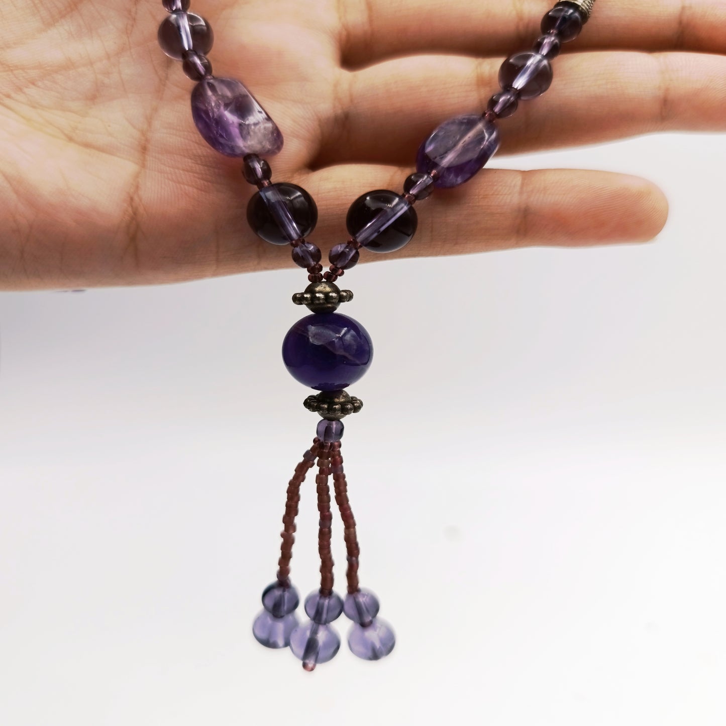 Real and Natural Amethyst Locket