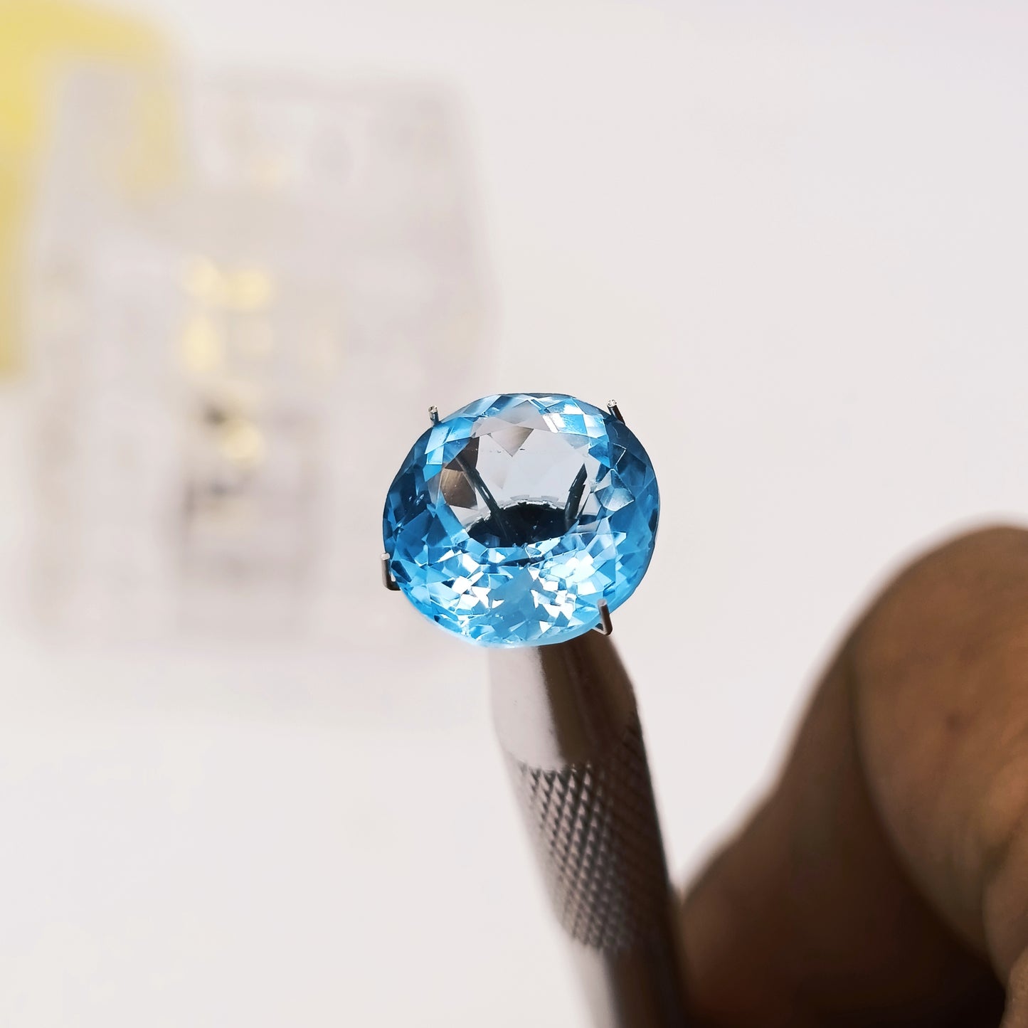 Swiss Blue Topaz (Blue Pukhraj)