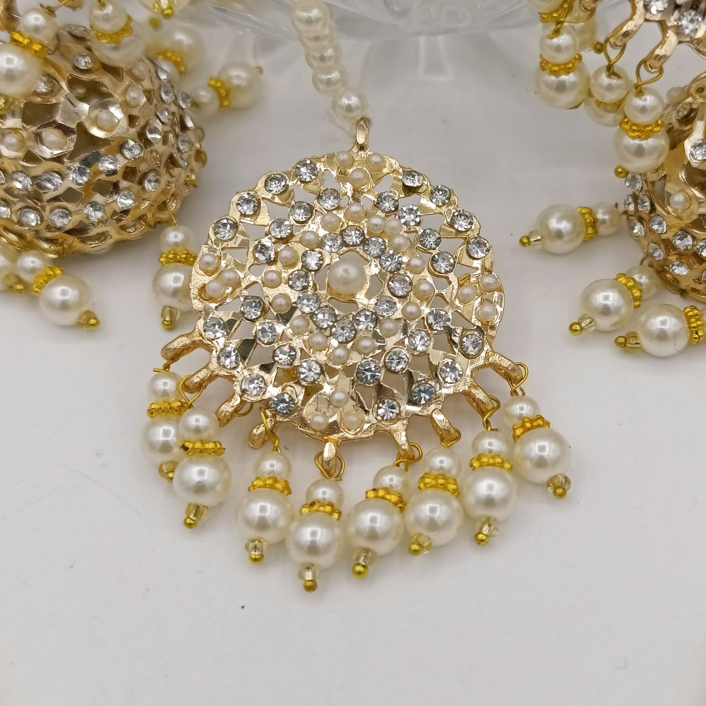 Double Toon pearls Malla Set