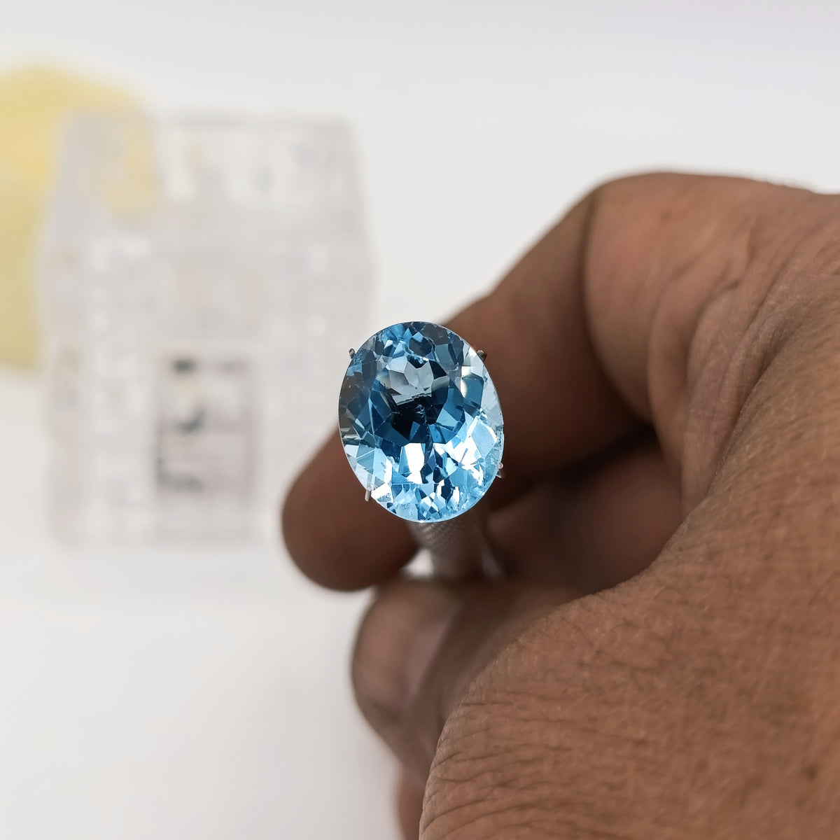 Swiss Blue Topaz (Blue Pukhraj)