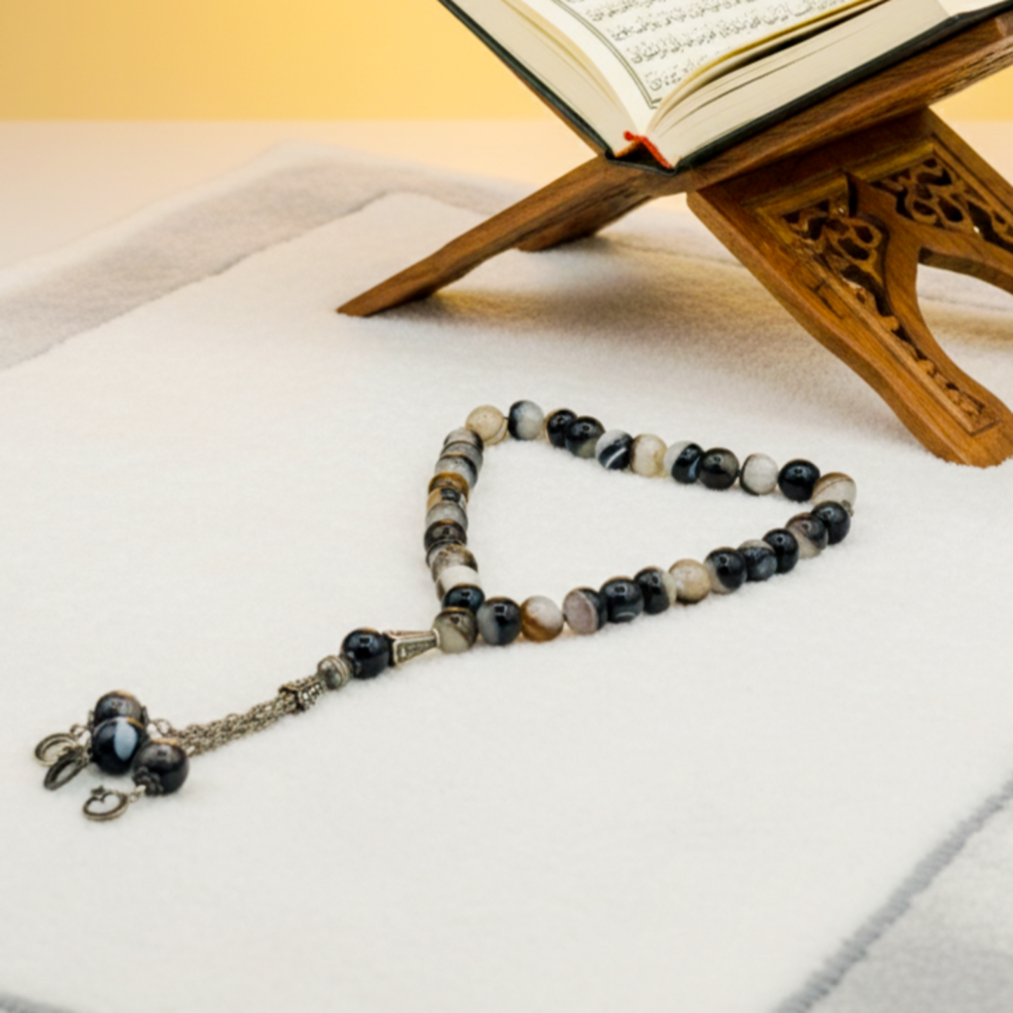 Sulemani Agate (Sulemani Aqeeq) Tasbeeh