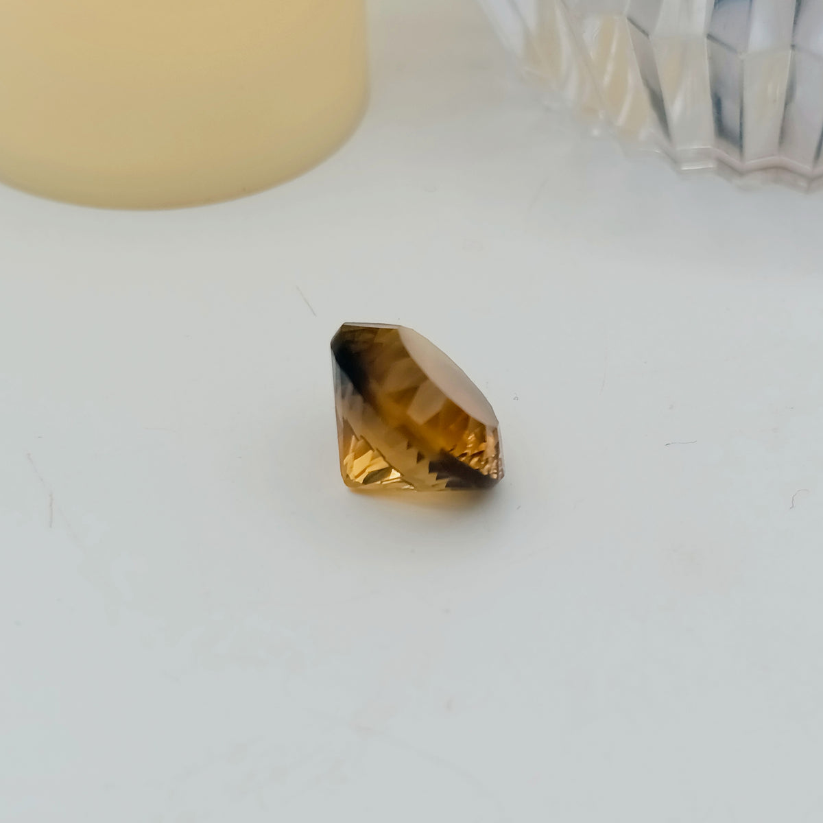 Citrine - Diamond Cut - 5 Stones - 19.45 - 16.50 - 12.85 - 11.70 - 11.60 - Carats - 1000RS Per Carat