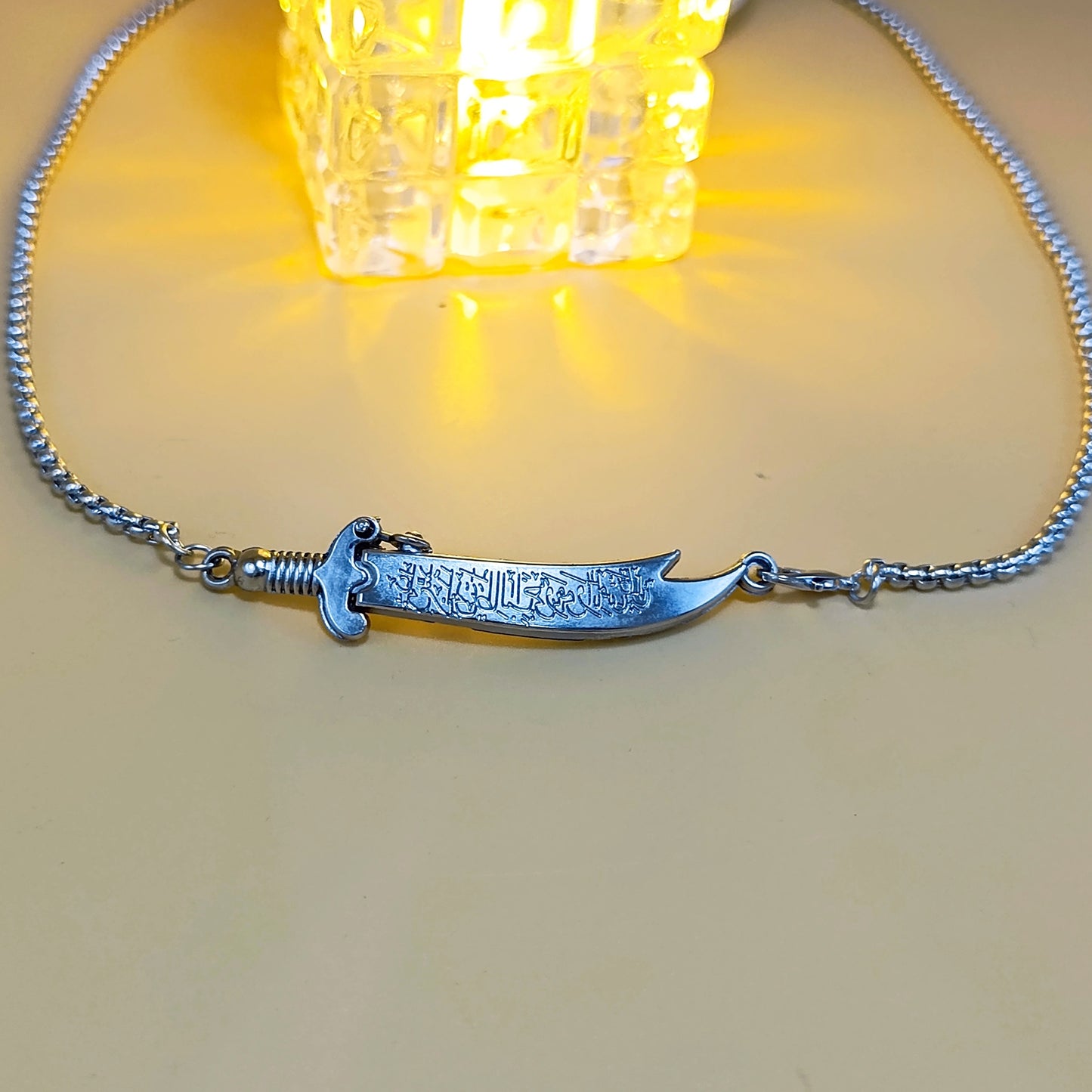 Stainless Steel Openable Zulifqar Locket for Men and Women