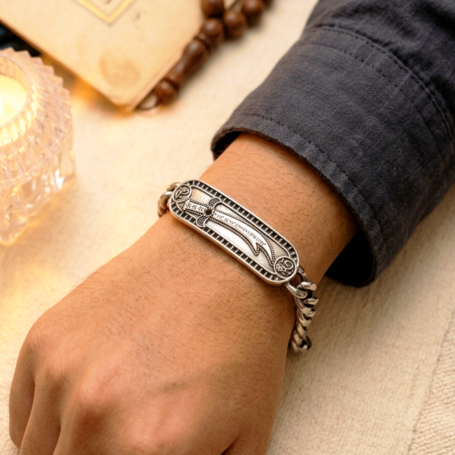 Stainless Zulifqar Chain Bracelet