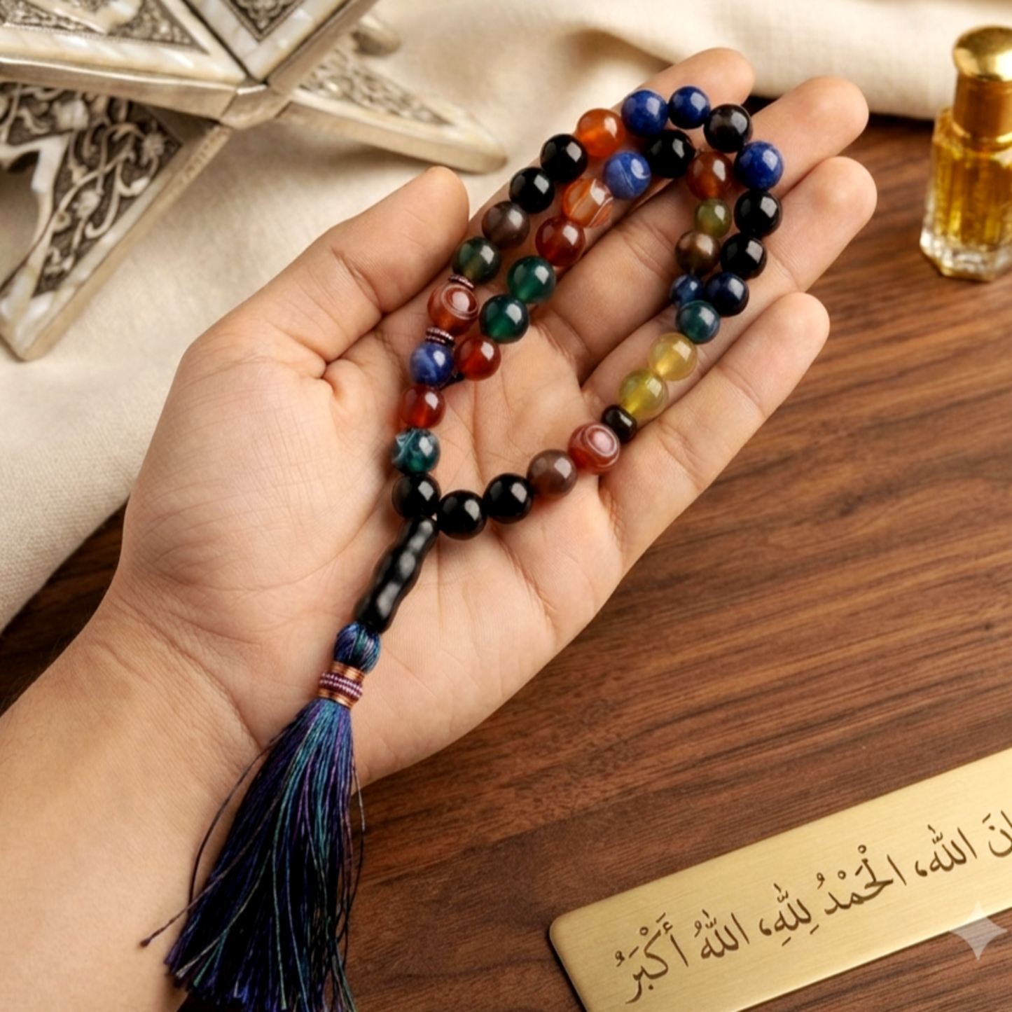 Real Irani Aqeeq's Tasbeeh 33 beads