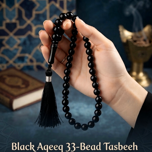 Real Irani Aqeeq's Tasbeeh 33 beads