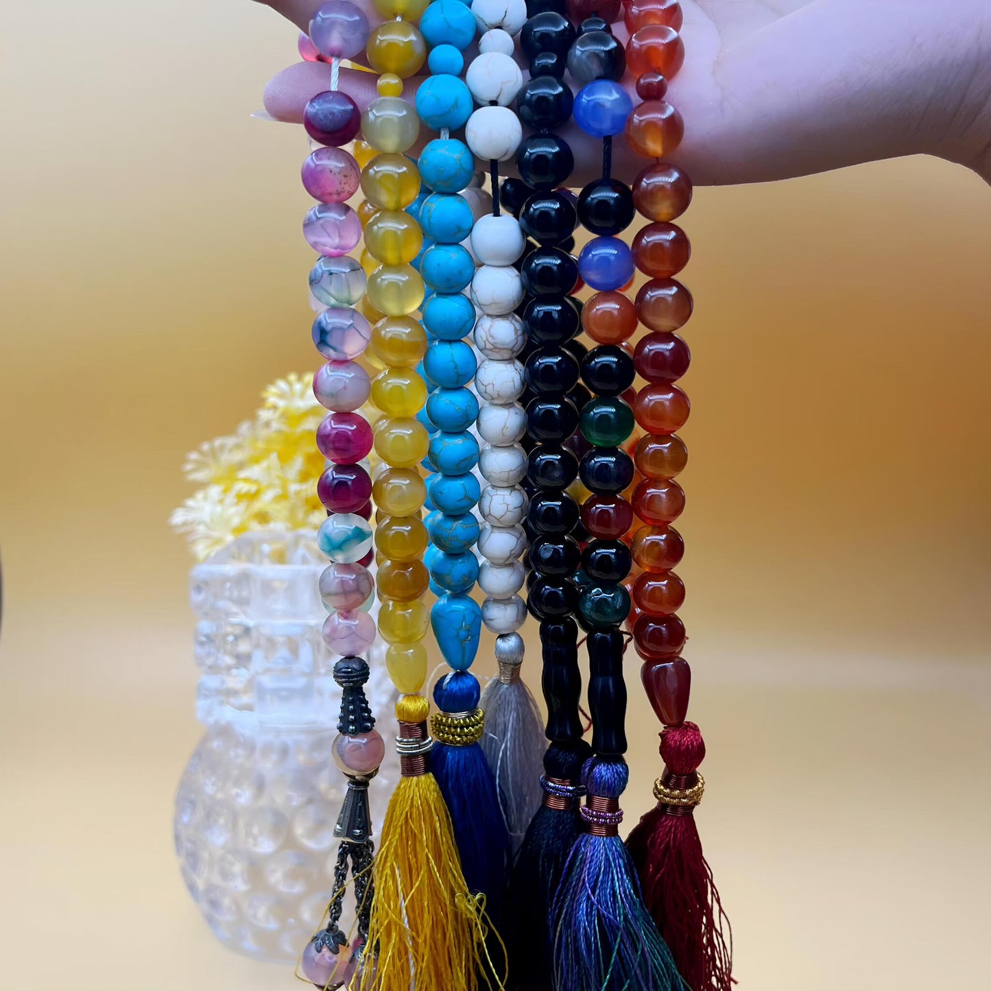 Real Irani Aqeeq's Tasbeeh 33 beads