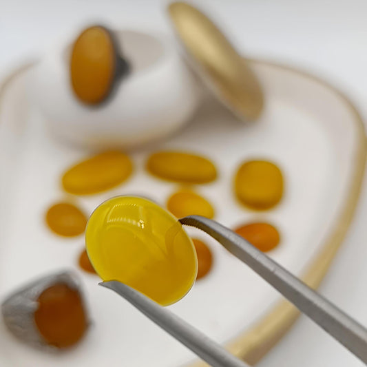 Yellow Agate (Zard Aqeeq)