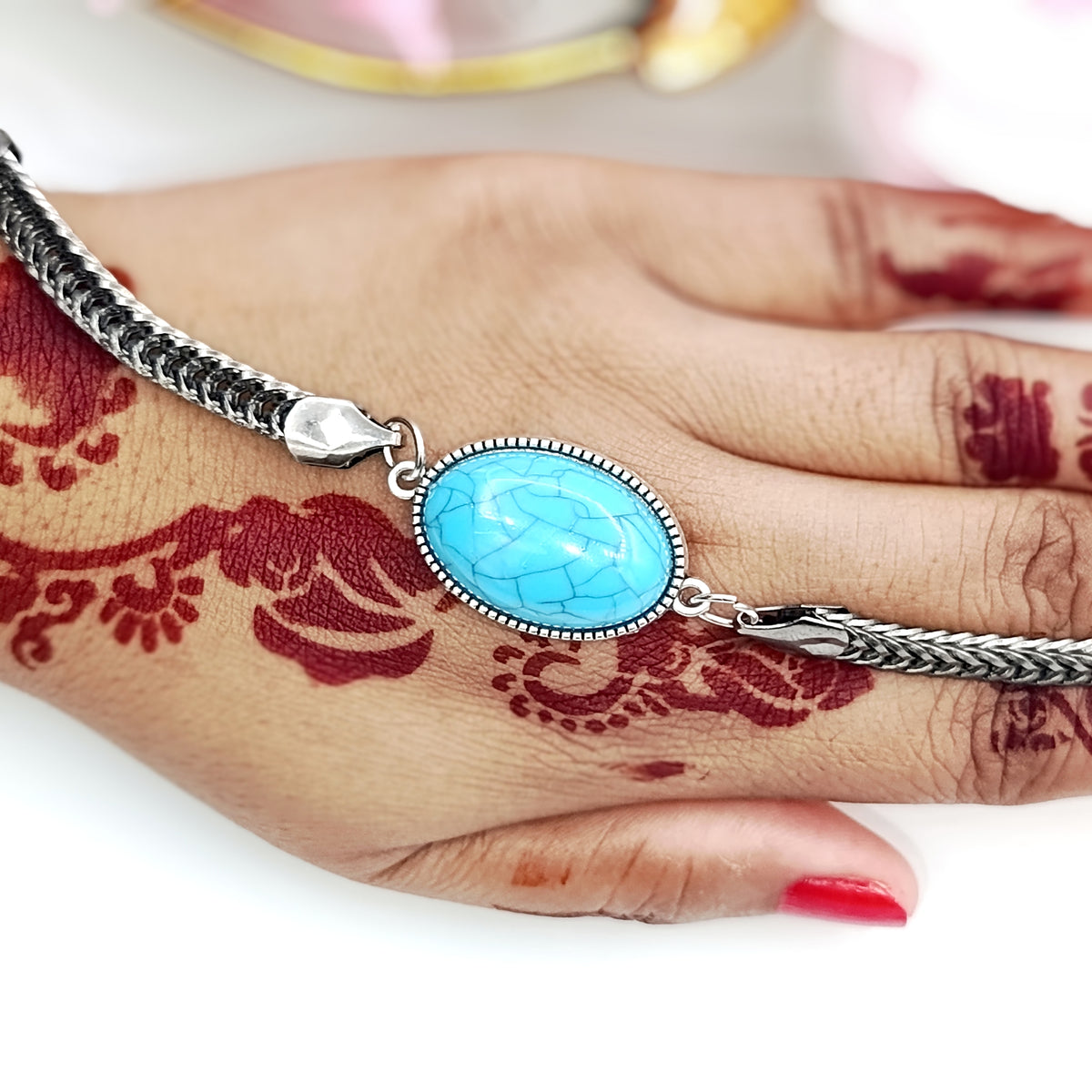 Feroza Chain Bracelet