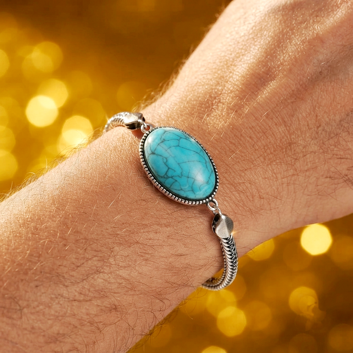 Feroza Chain Bracelet