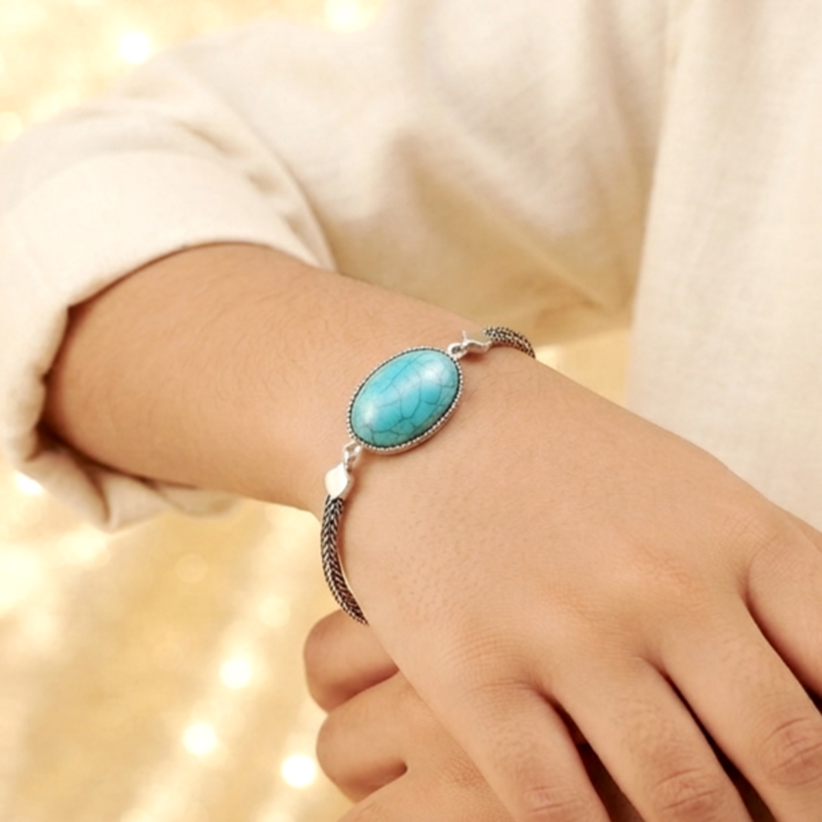 Feroza Chain Bracelet