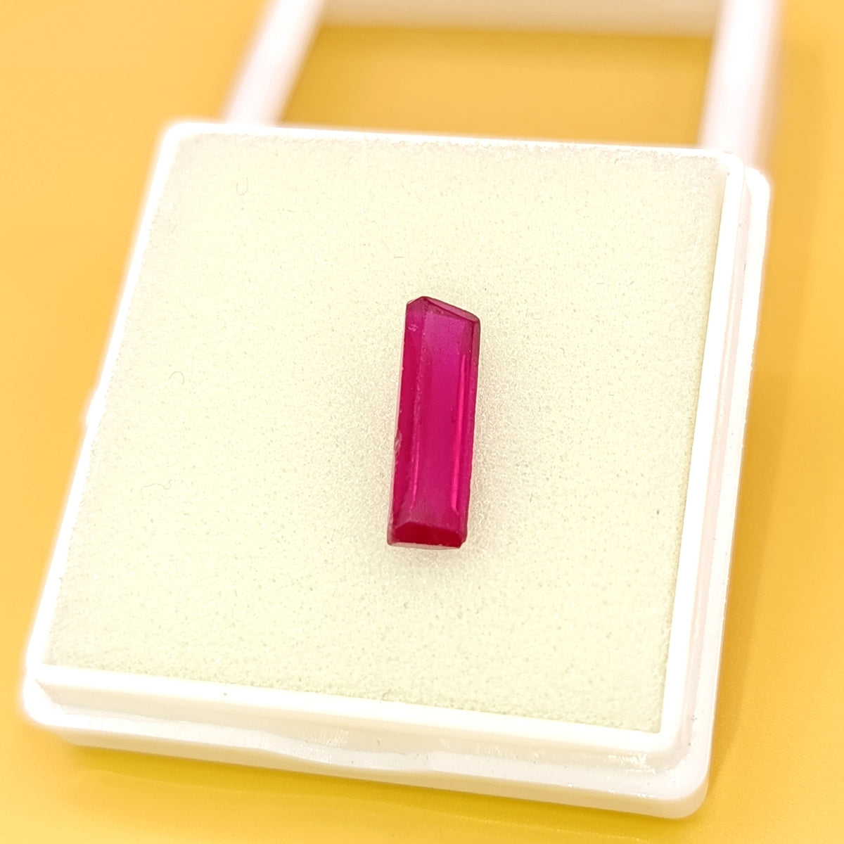 Ruby Crystal Clear and Beautiful Blood Red Color - 3:60 Carats