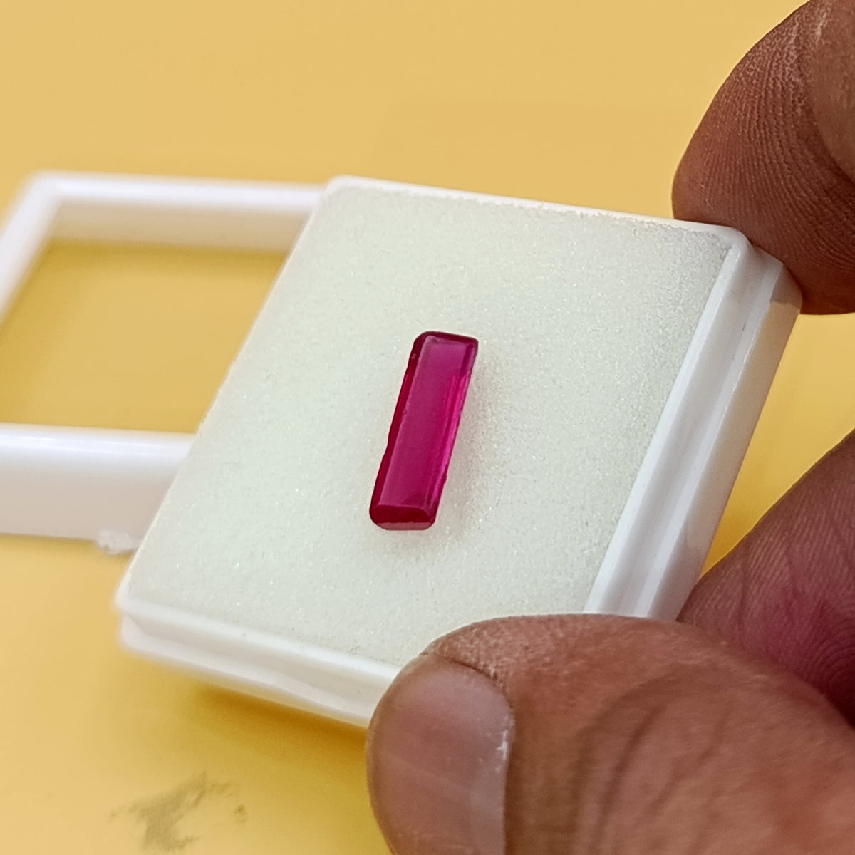 Ruby Crystal Clear and Beautiful Blood Red Color - 3:60 Carats