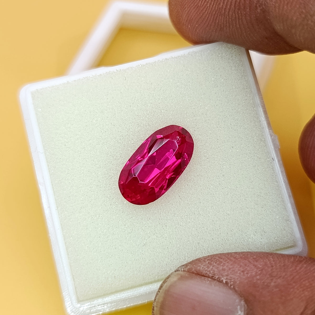 Ruby Crystal Clear and Beautiful Blood Red Color -  6:00 Carats