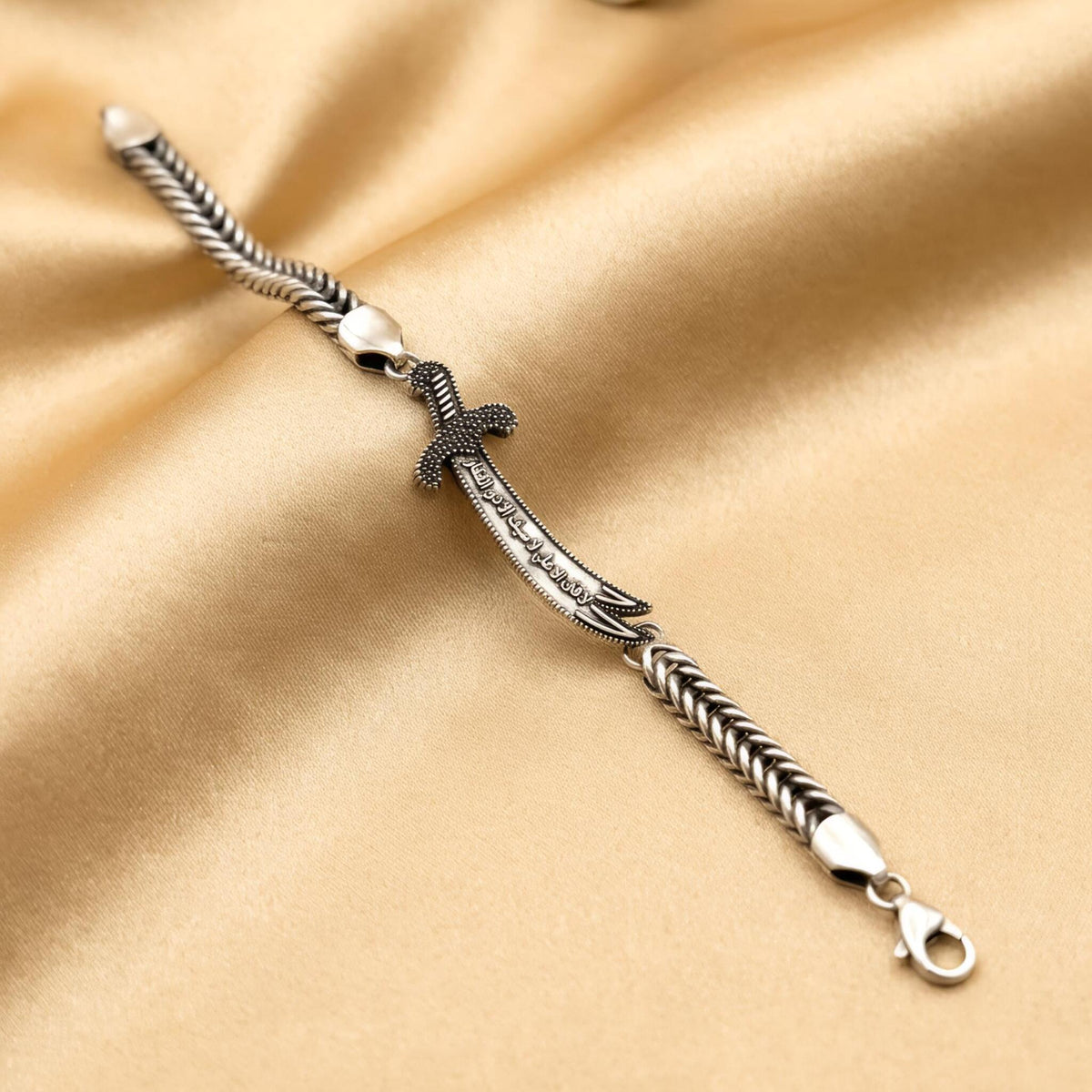 Stainless Zulfiqar Chain Bracelet