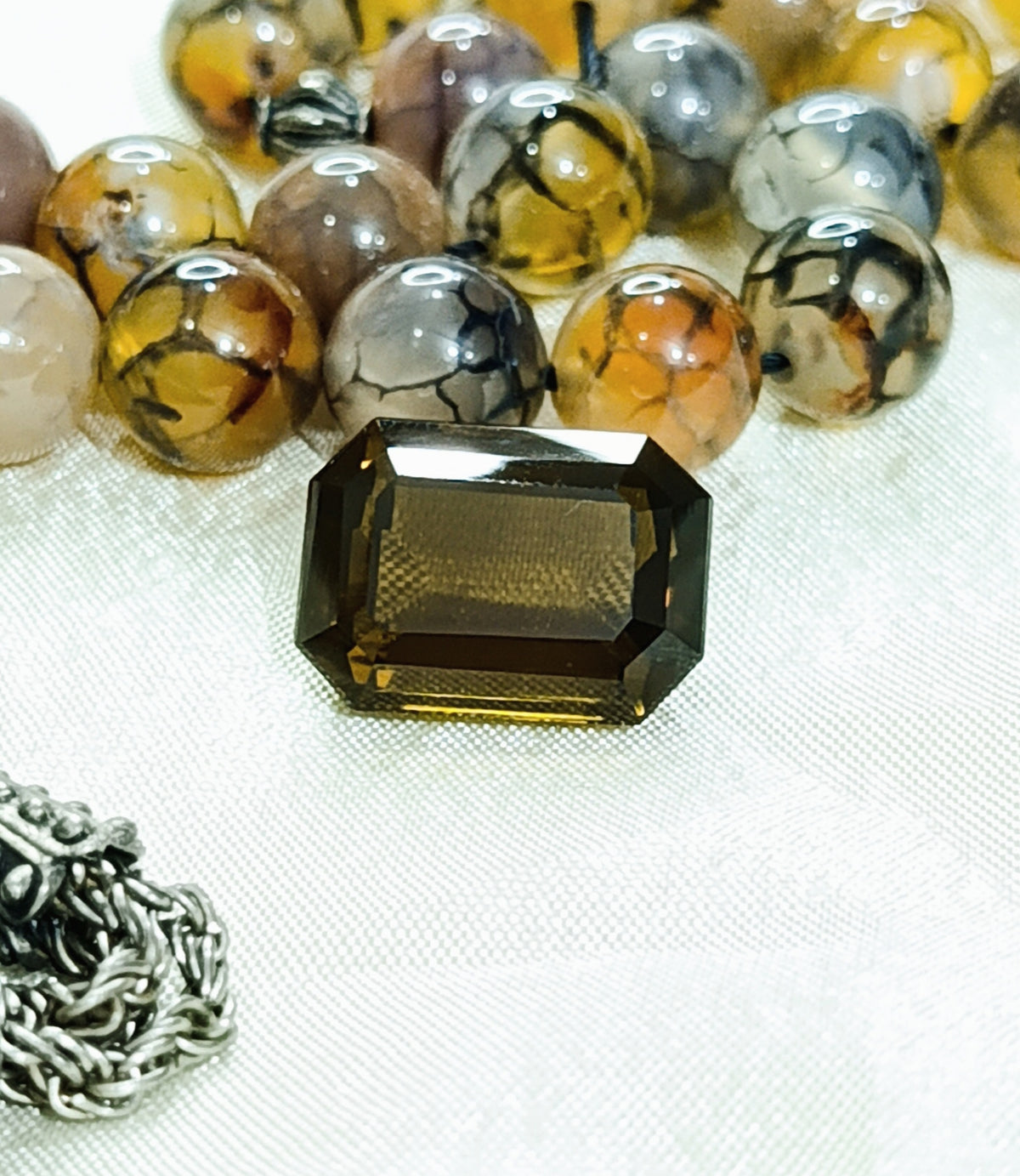 Citrine - Emerald Cut - 3 stones 16.45 - 15 - 5 Carats - 1000RS Per Carat