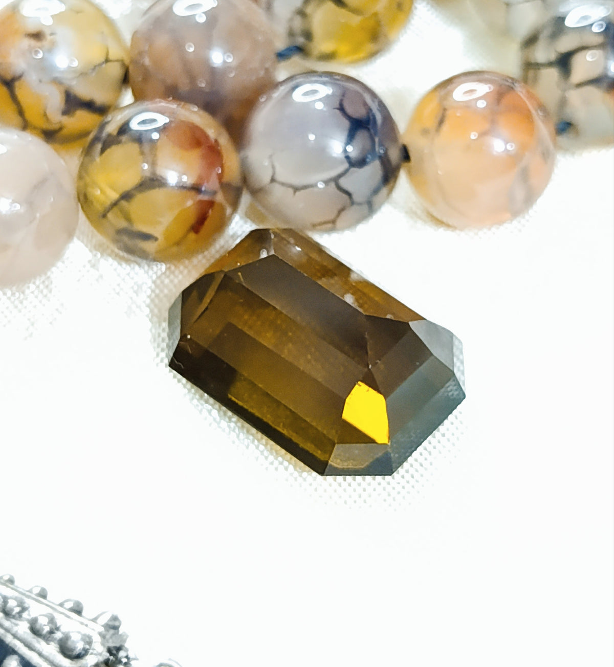 Citrine - Emerald Cut - 3 stones 16.45 - 15 - 5 Carats - 1000RS Per Carat