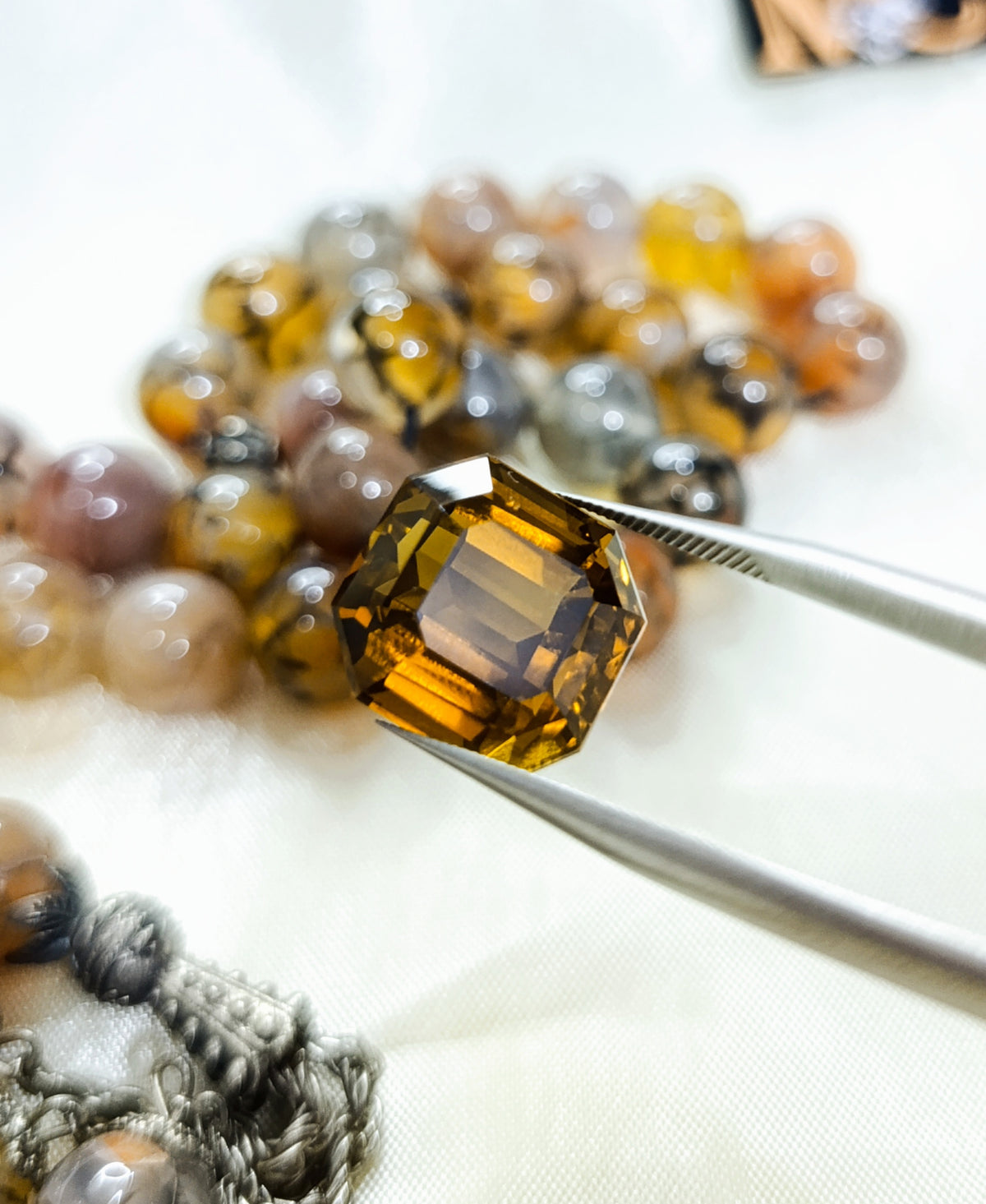 Citrine - Emerald Cut - 3 stones 16.45 - 15 - 5 Carats - 1000RS Per Carat