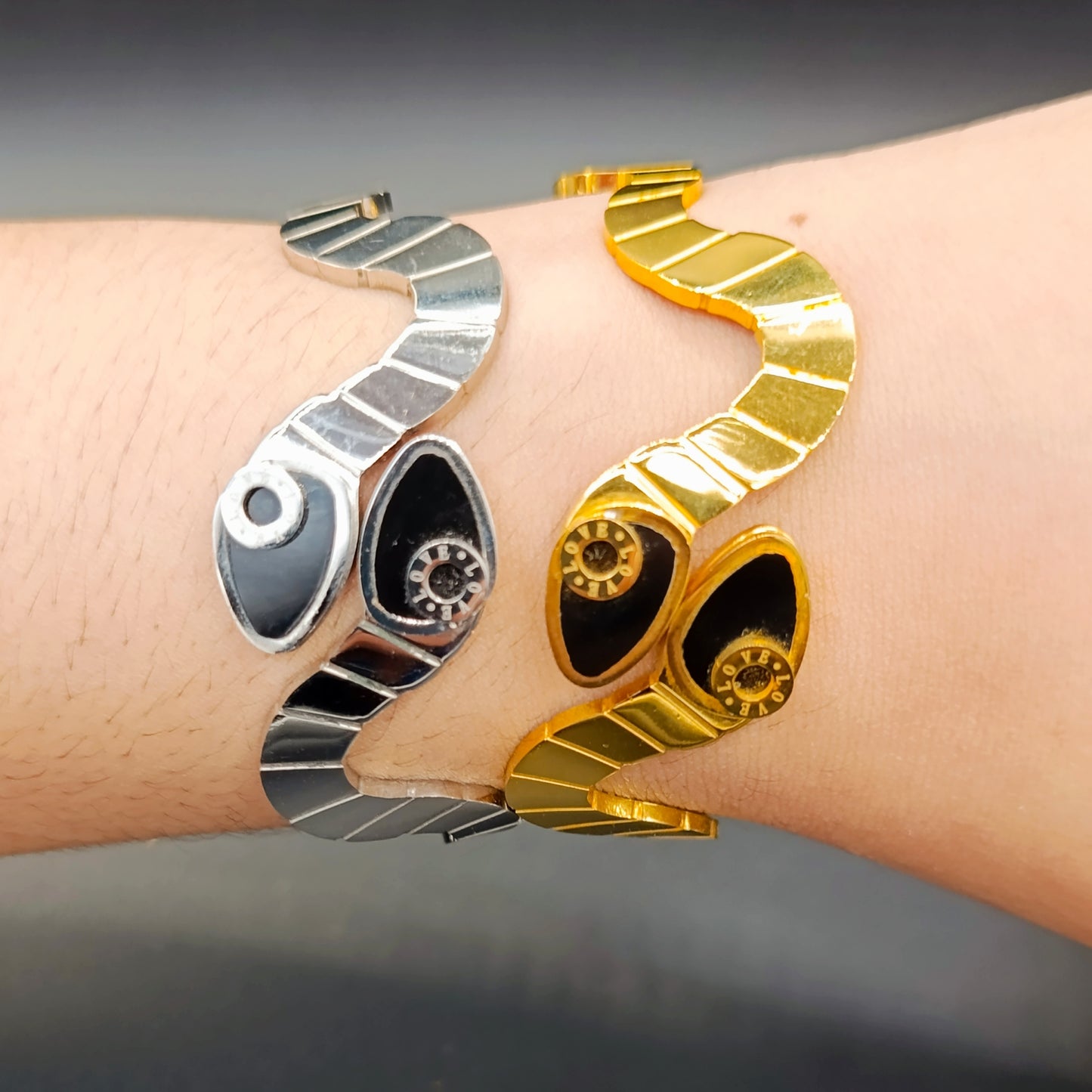 Stainless Steel Snake Bracelet