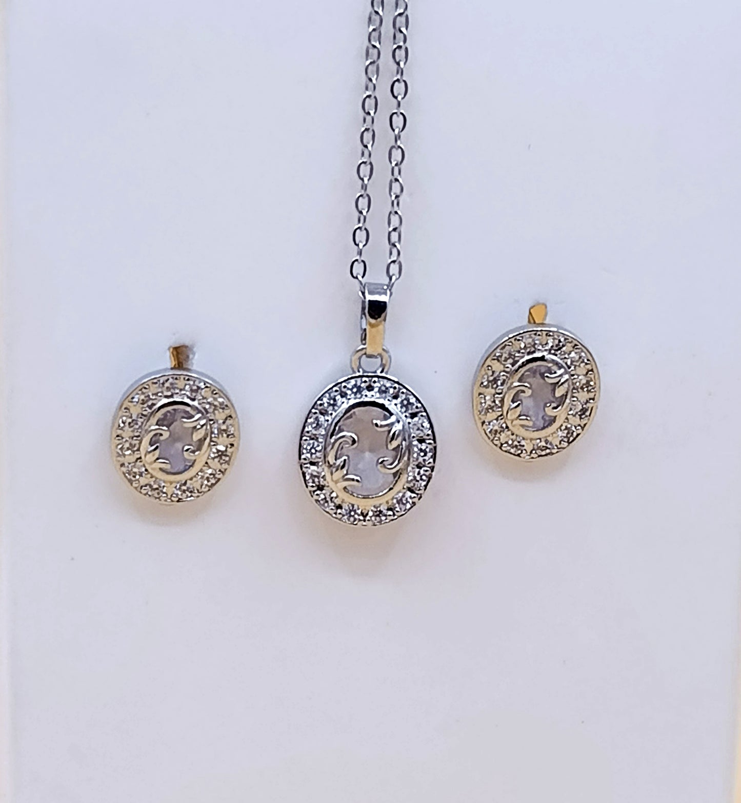 Oval Silver Set