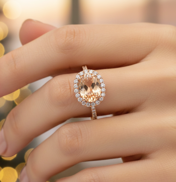 Sakardu Golden Topaz - Pair for Couple -  8.90 Carats