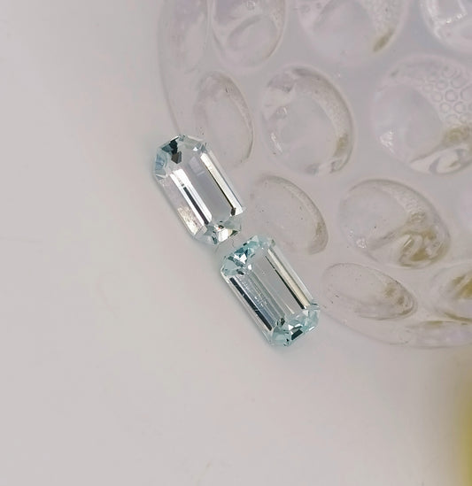 Aquamarine Pair - 5 Carats
